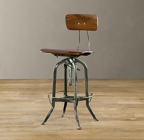 Architectural Design Portfolio on Spotted  Industrial Chic Barstools By Kimberly Reuther   Designspeak